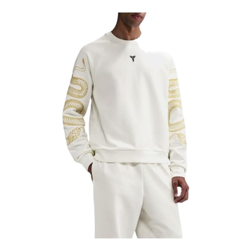 Kobe Year Of The Mamba Mens Crewneck (HQ4697-133, Beige/Gold